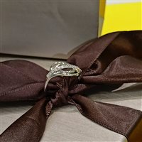 Anello Vidali Gioielli Donna in Oro bianco Zircone ANOR-16-34 - ANOR-16-34